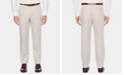 Perry Ellis Portfolio Perry Ellis Men's Portfolio Modern-Fit Linen/Cotton Solid Dress Pants